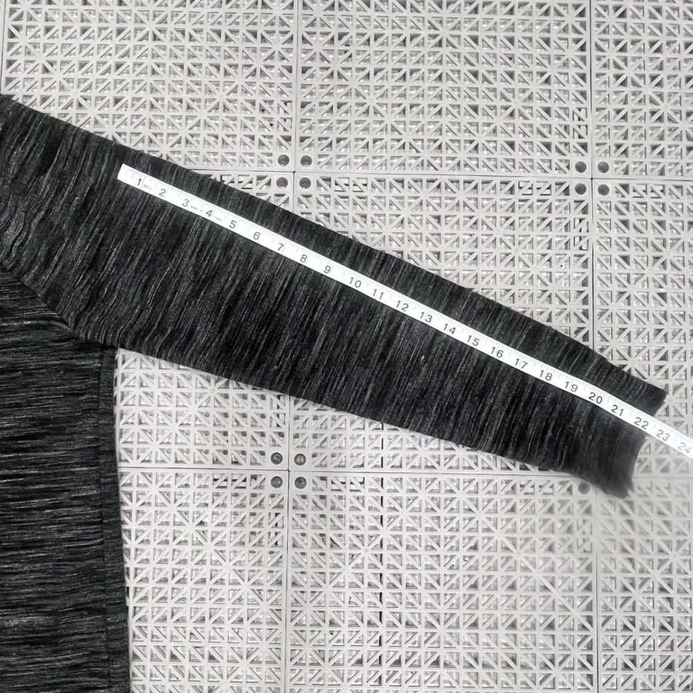 Apt 9 Quarter Zip Pullover Men‎ Large Black Space Dye Gorpcore Techwear Casual